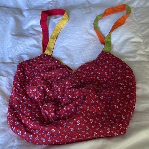 Handmade/Hand Crafted | Multicoloured | Patchwork| Quilted|Tote Bag |Geometrical - Picture 4 of 11